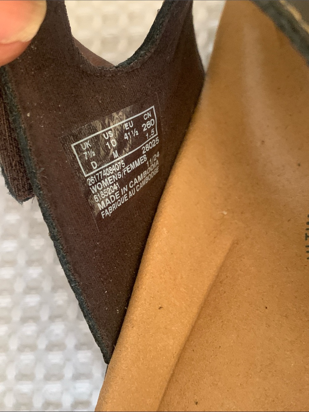 Clarks Merliah Holly Dark Brown leather upper Cross-Strap Slide Sandals size 10M - Picture 6 of 8